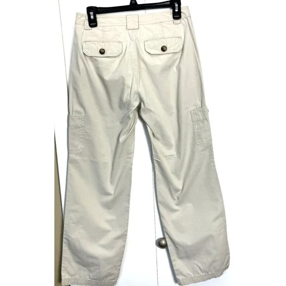 Dockers Womens Cream Cargo Pants – Size 6 - Picture 6 of 6